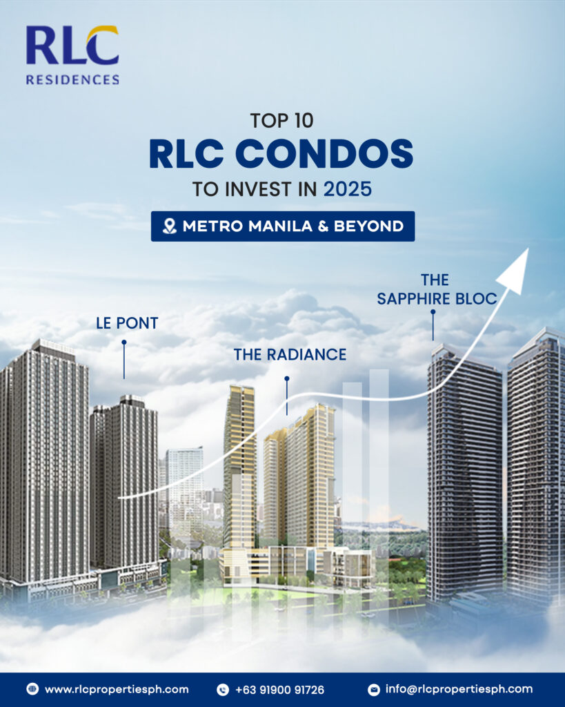 RLC's top investment condos across the Philippines for 2025.